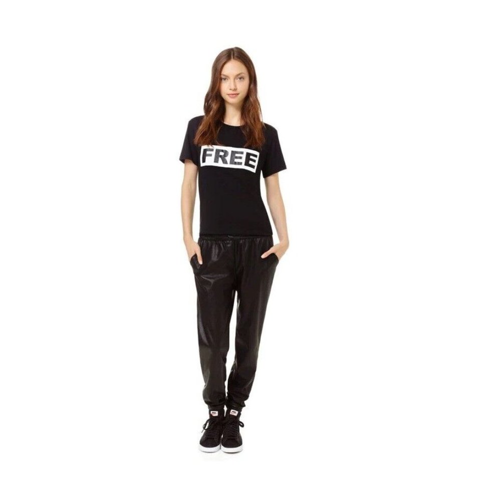 WILFRED FREE LEATHER LIKE JOGGERS